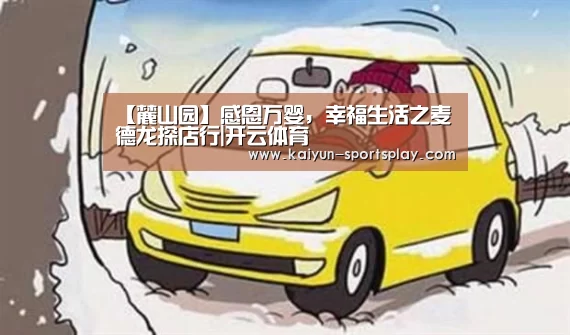 【麓山园】感恩万婴,幸福生活之麦德龙探店行|开云体育(图2) 开云篮球